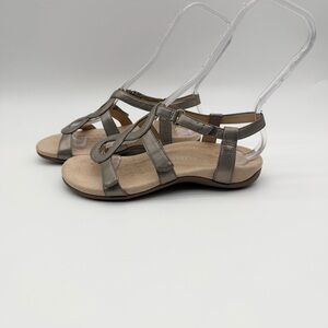 Vionic Jodie Women's Slingback Sandals Comfort Pewter Gray Size 6